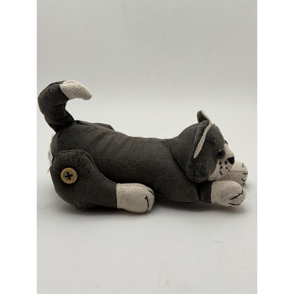 Dora Designs Cat  Suede Paperweight Dark‎ Gray